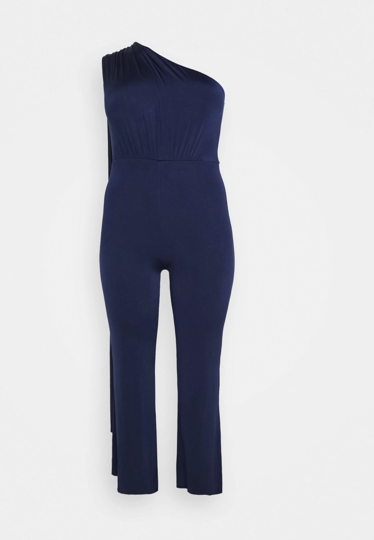 Holly Cape Sleeve - Jumpsuit - Navy Blue - Image 5