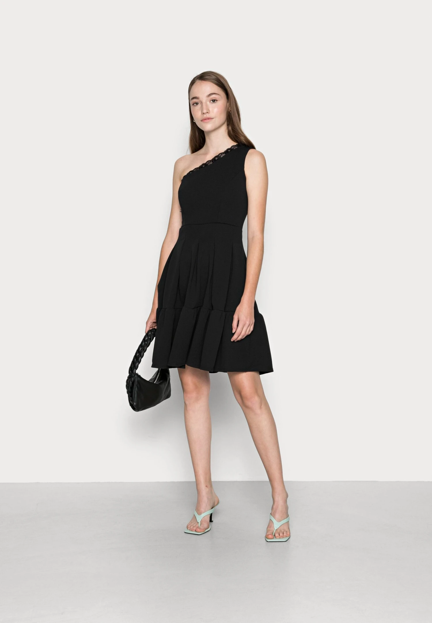 Wal G Janine Skater Dress - Jersey Dress - Black - Image 2