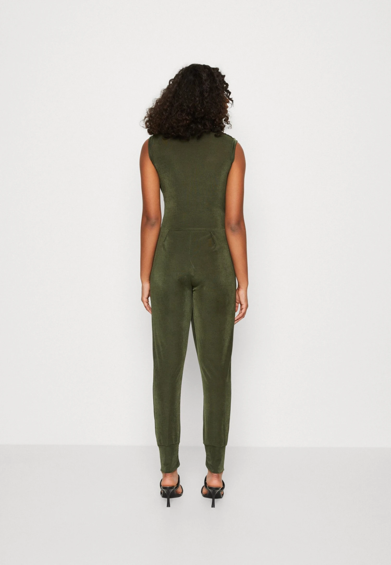 Wal G Ronny Slough Neck - Jumpsuit - Olive Green - Image 3