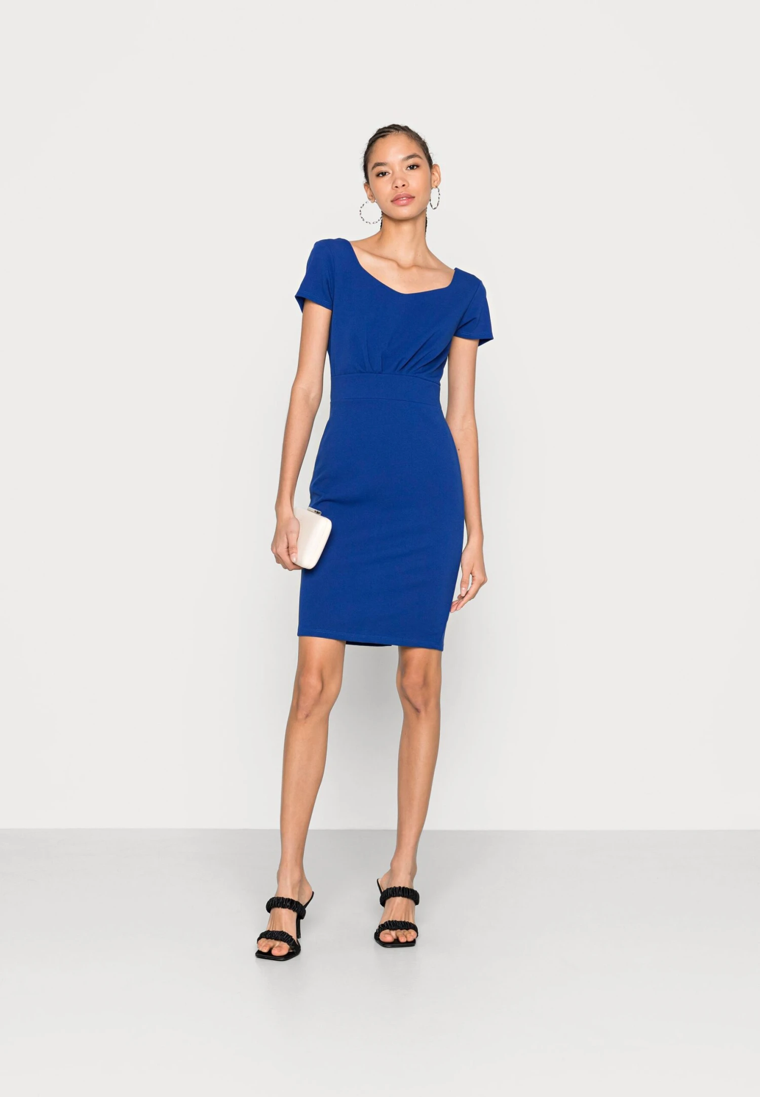 Wal G Gary Bodycon Dress - Jersey Dress - Electric Blue - Image 2