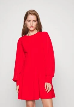 Kat Sleeve Dress - Cocktail Dress / Party Dress - Red