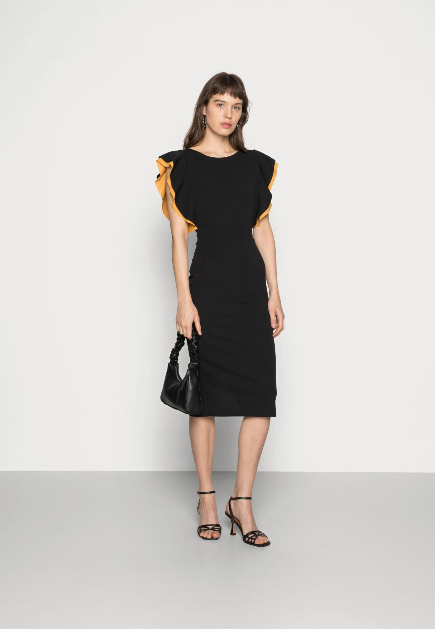 Wal G Kelly Ruffle Sleeve Midi Dress - Shift Dress - Image 2