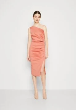 Wal G Wedding Marina Button Dress - Cocktail Dress / Party Dress - Pink
