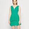 Wal G Cruise Collection Abigail Ruffle Mini - Cocktail Dress / Party Dress - Leaf Green