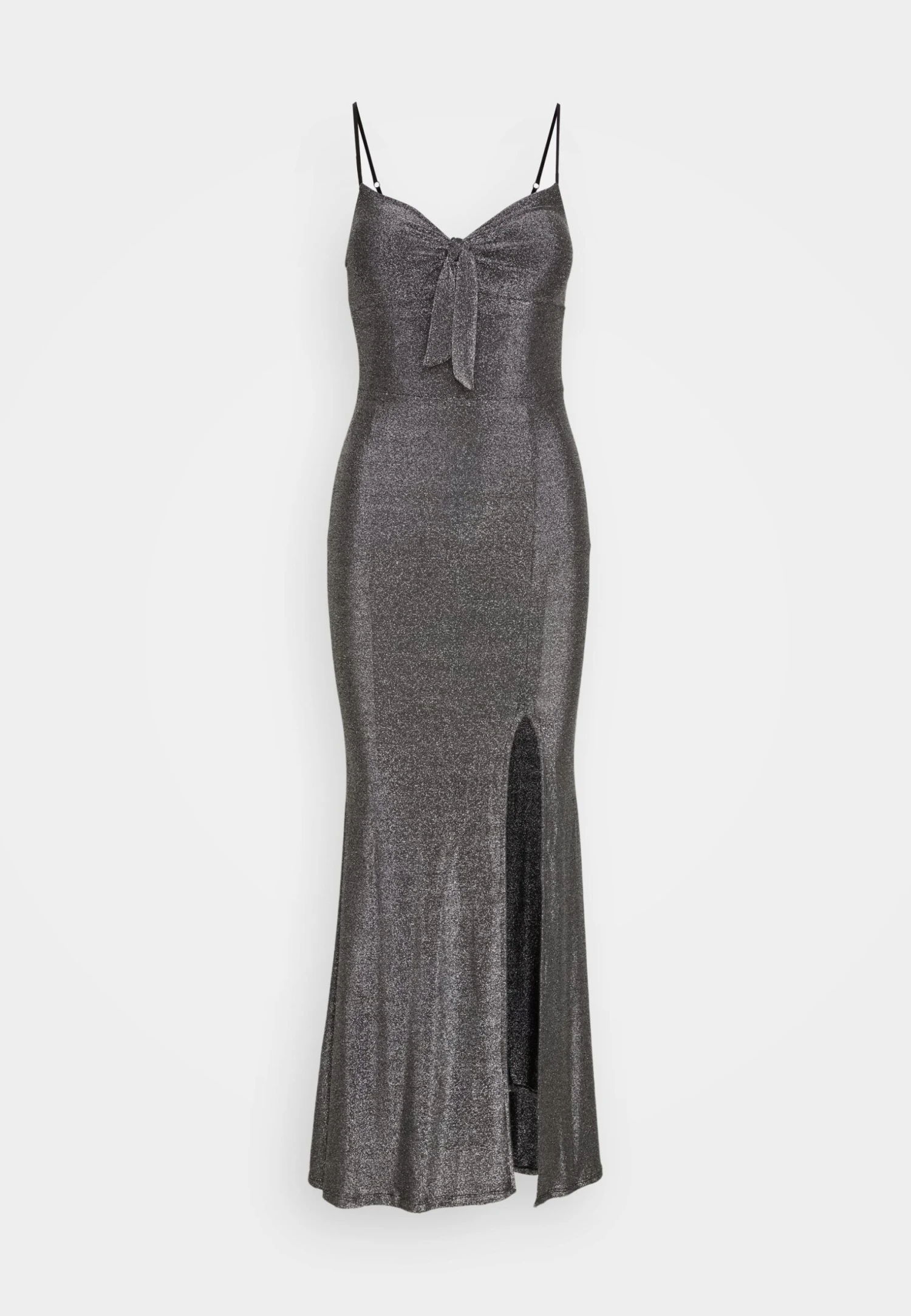 Wal G Exclusive Nye Glitter Charleston - Jersey Dress - Silver - Image 5