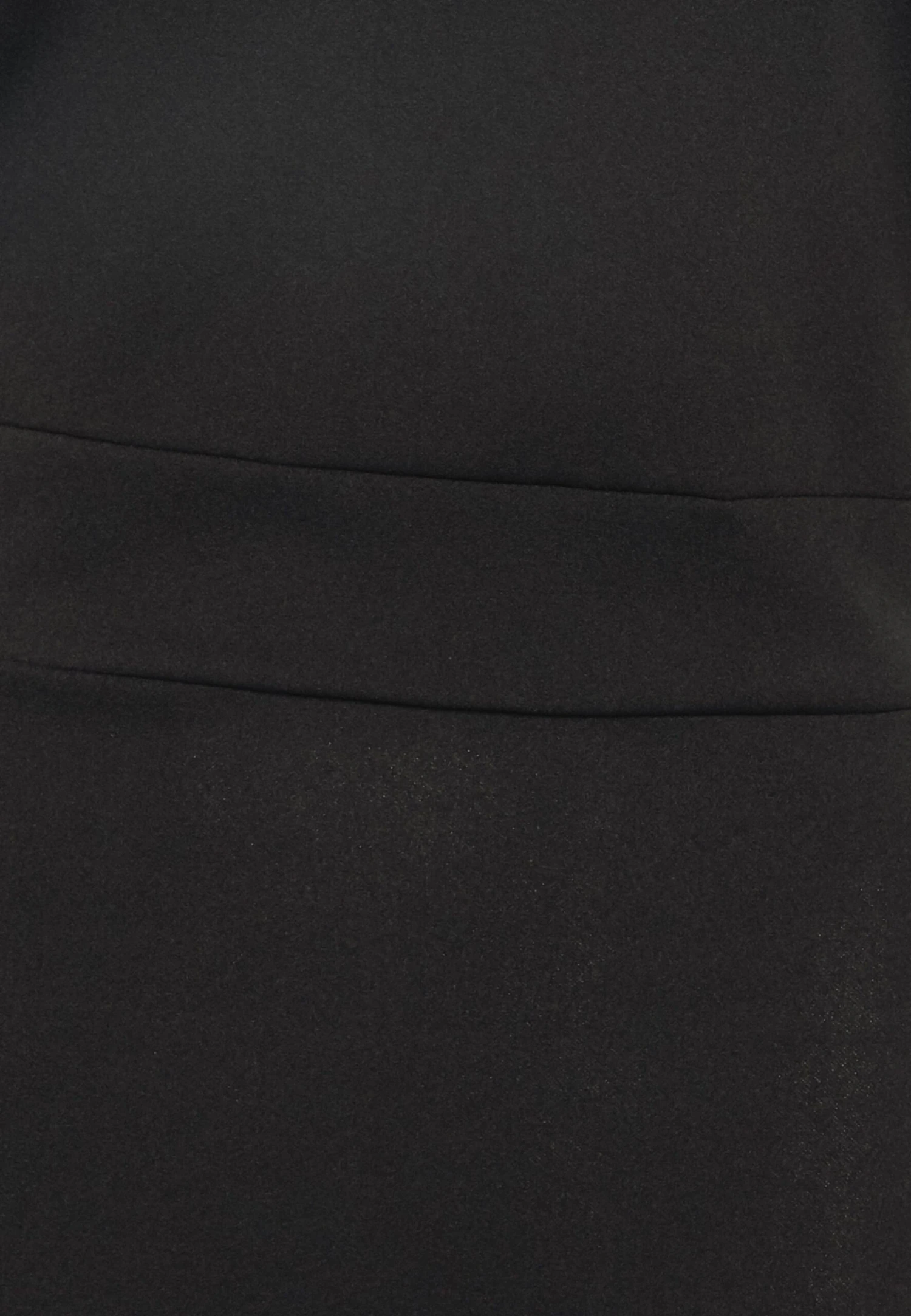 Diana Ruffle Sleeve Midi Dress - Jersey Dress - Black - Image 3