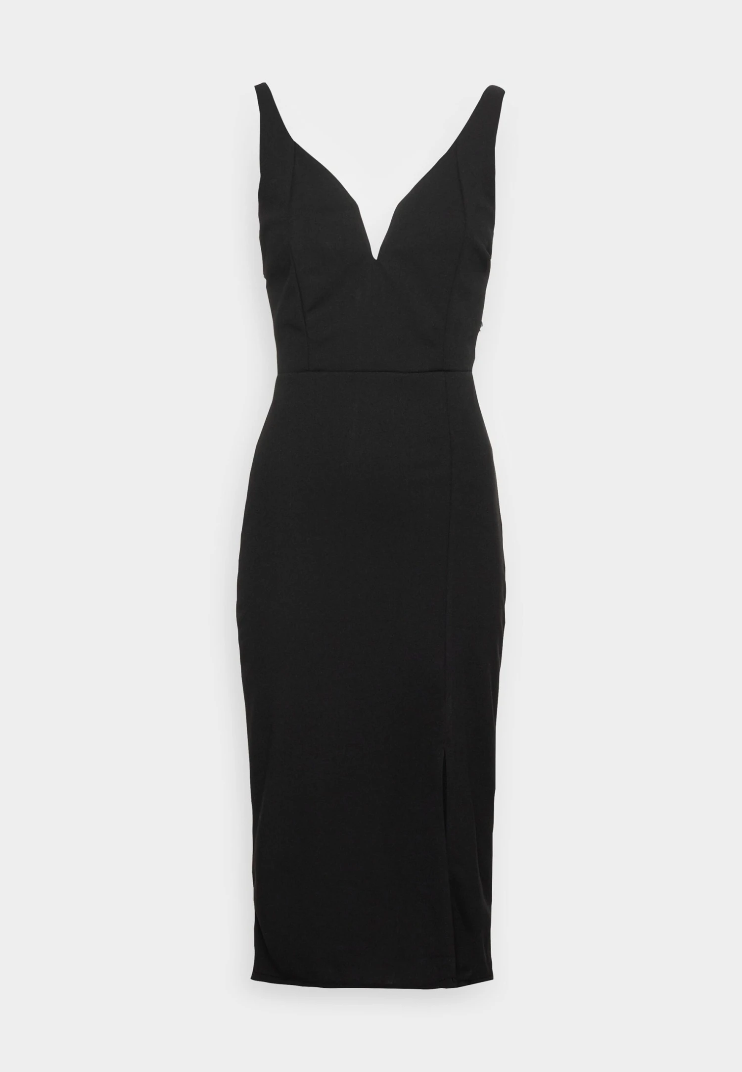 Isabelle Embroidered Midi - Cocktail Dress / Party Dress - Black