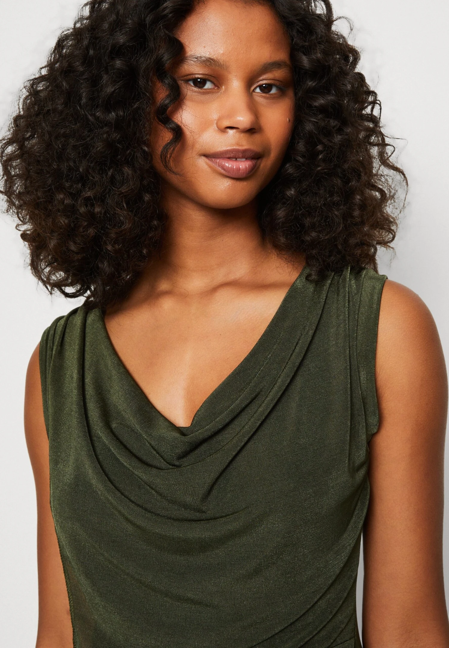 Wal G Ronny Slough Neck - Jumpsuit - Olive Green - Image 6