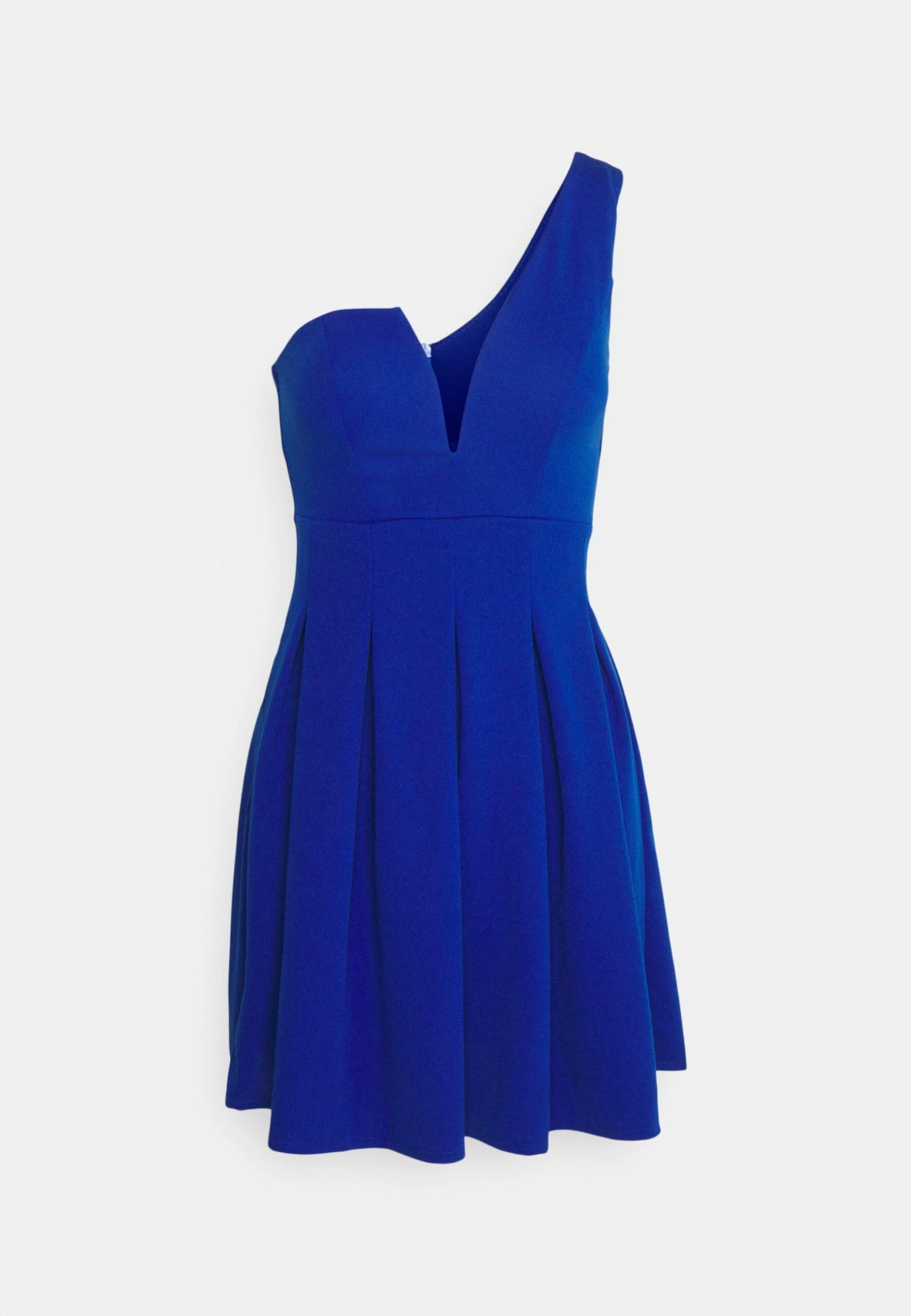 Polly Sholder Skater - Jersey Dress - Electric Blue - Image 5