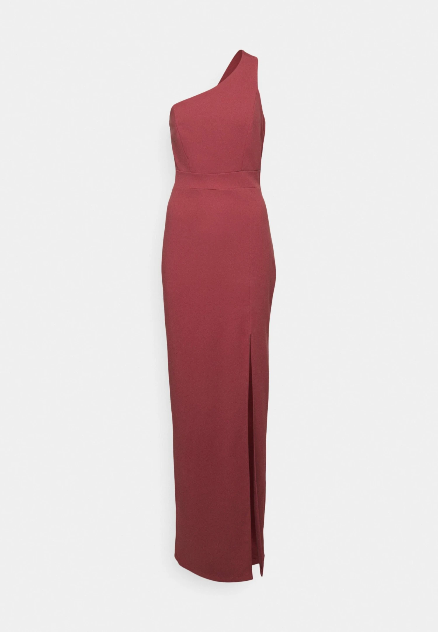 Wal G Treema One Sleeve Maxi - Jersey Dress - Dark Mauve Pink - Image 4