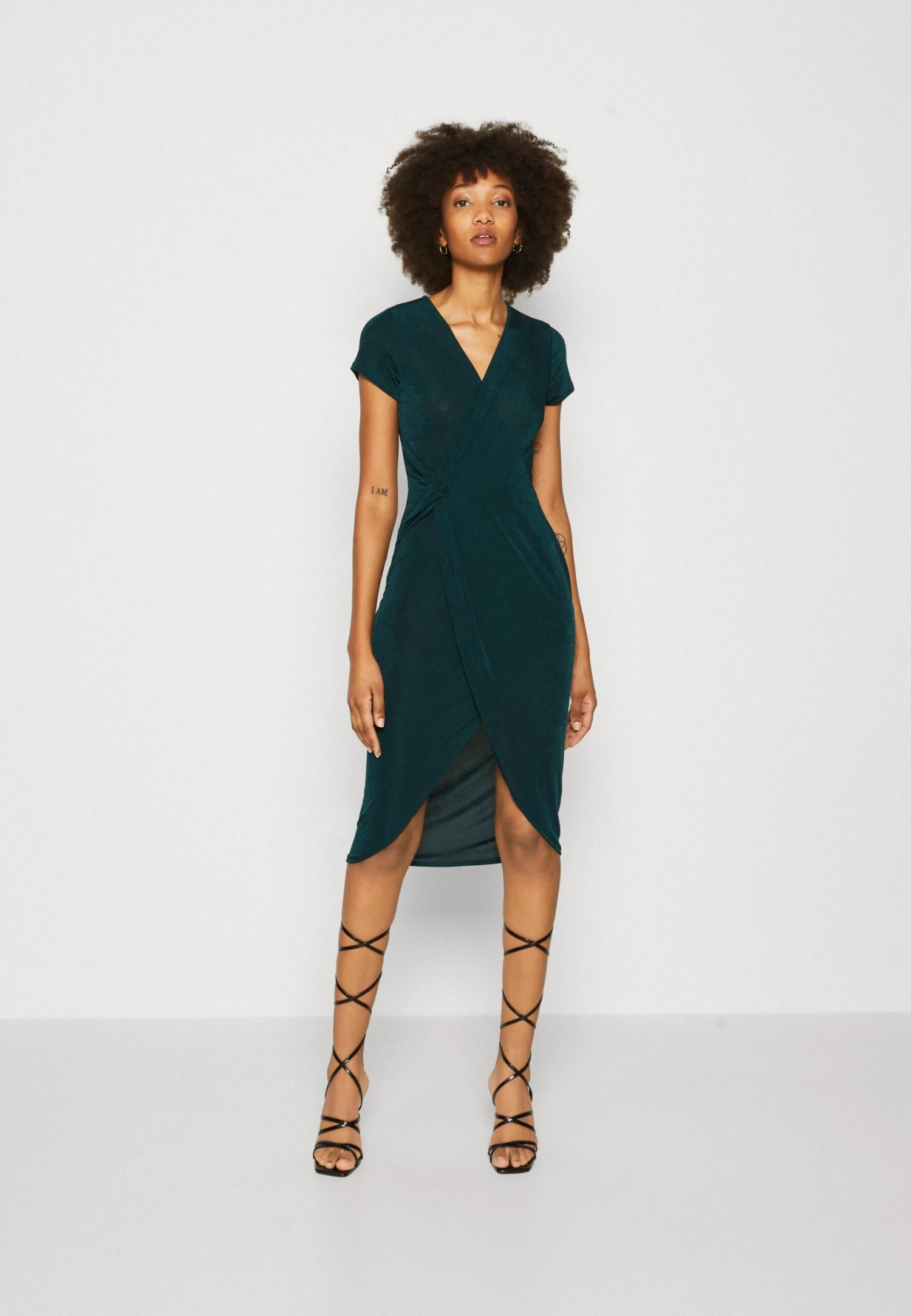 Wal G Wrap Midi Dress - Jumper Dress