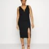 Arma V Neck Midi - Shift Dress