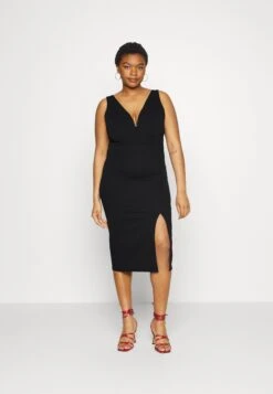 Arma V Neck Midi - Shift Dress
