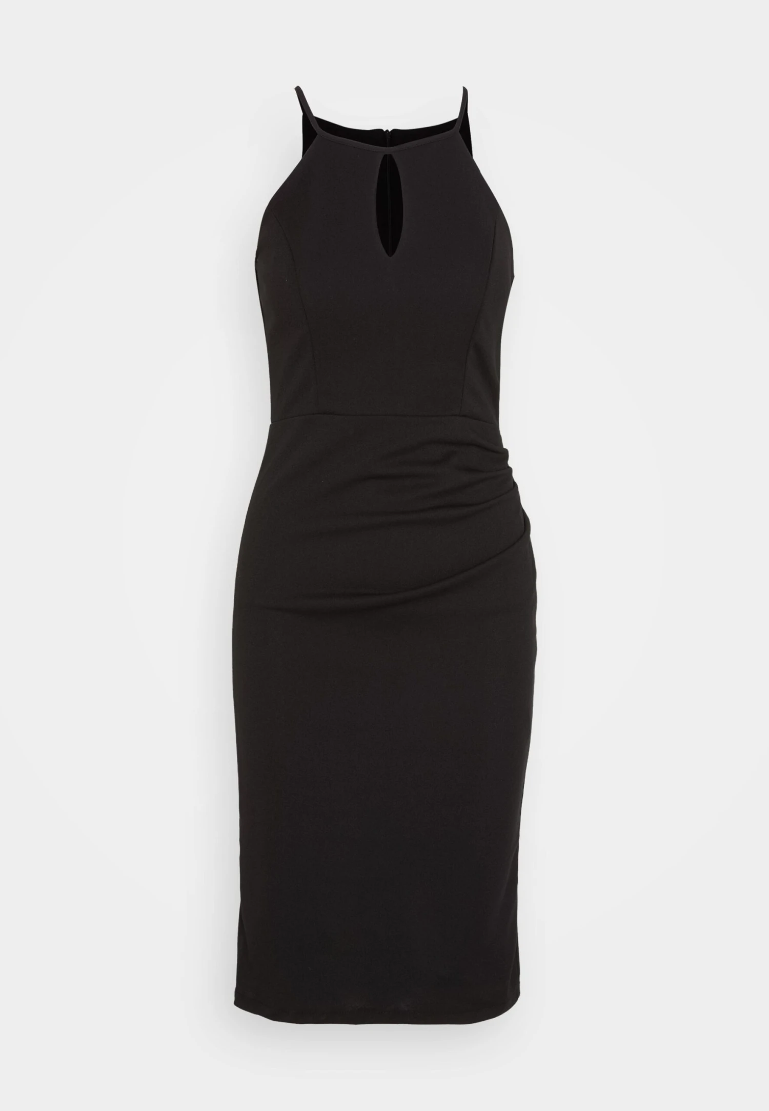 Wal G Harriet Halter Midi Dress - Jersey Dress - Black - Image 5