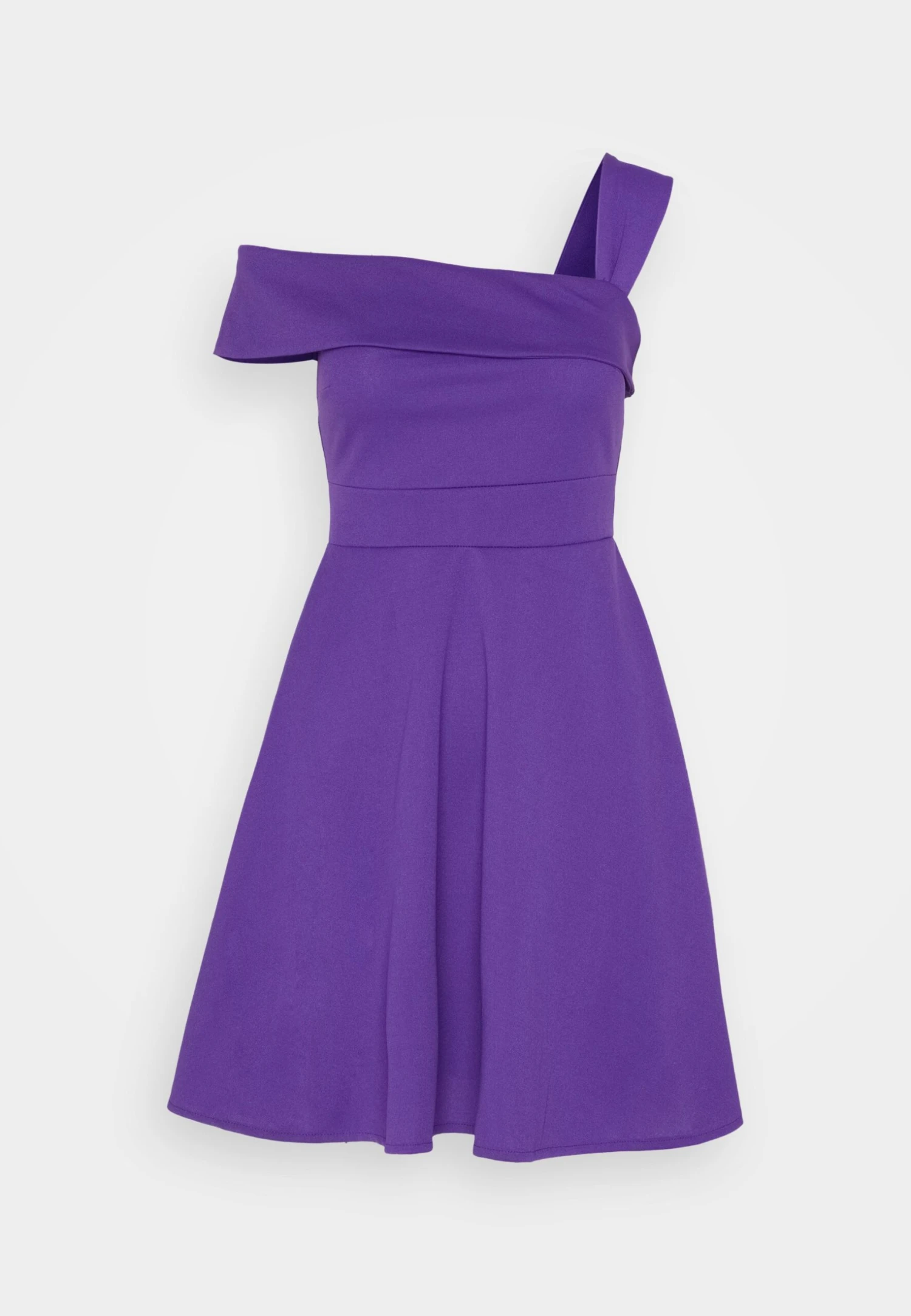 Wal G Noelle Off The Shoulder Skater - Jersey Dress - Purple - Image 5