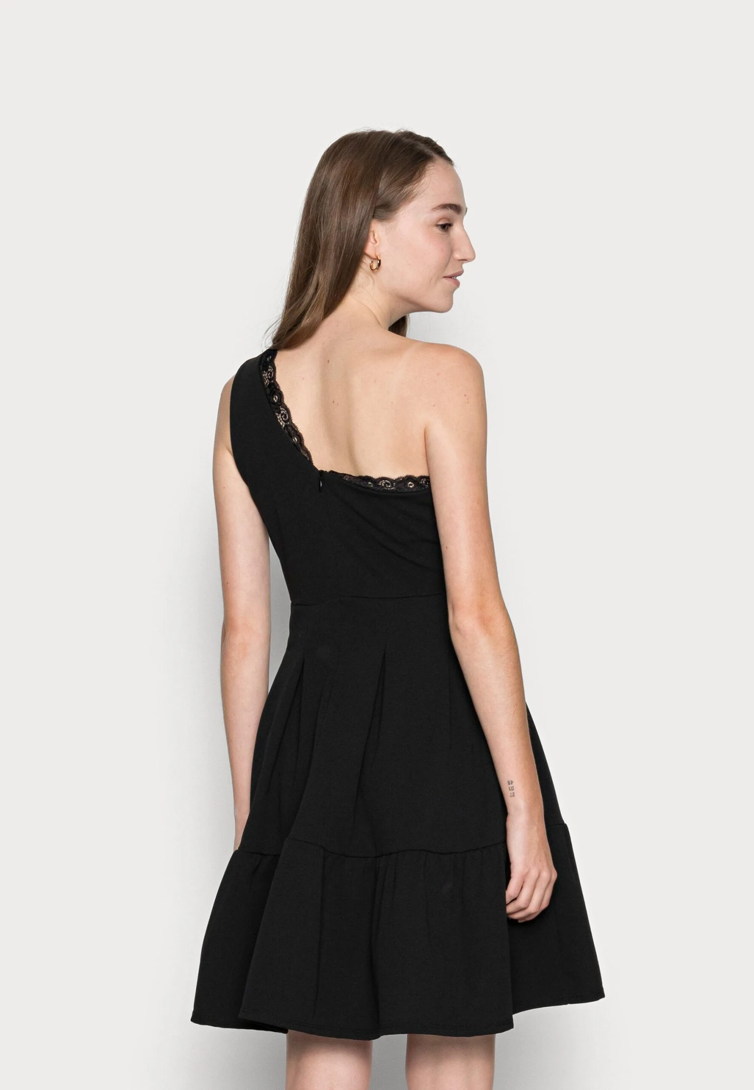 Wal G Janine Skater Dress - Jersey Dress - Black - Image 3