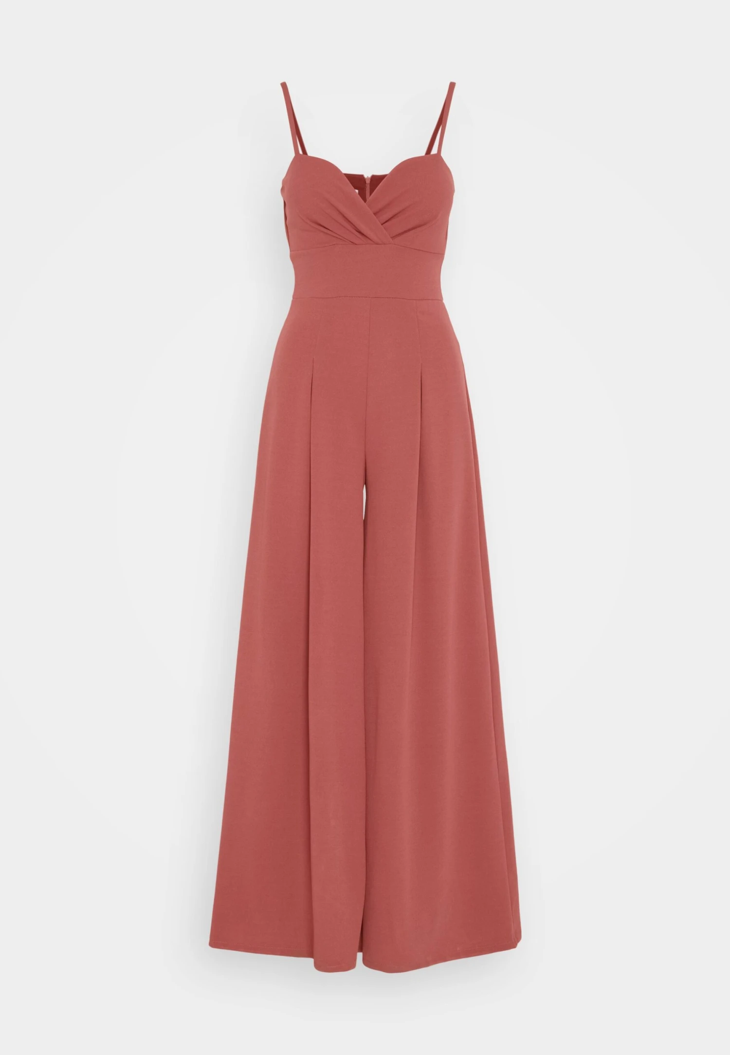 Wal G Thea Wide Leg - Jumpsuit - Dark Mauve Pink - Image 5
