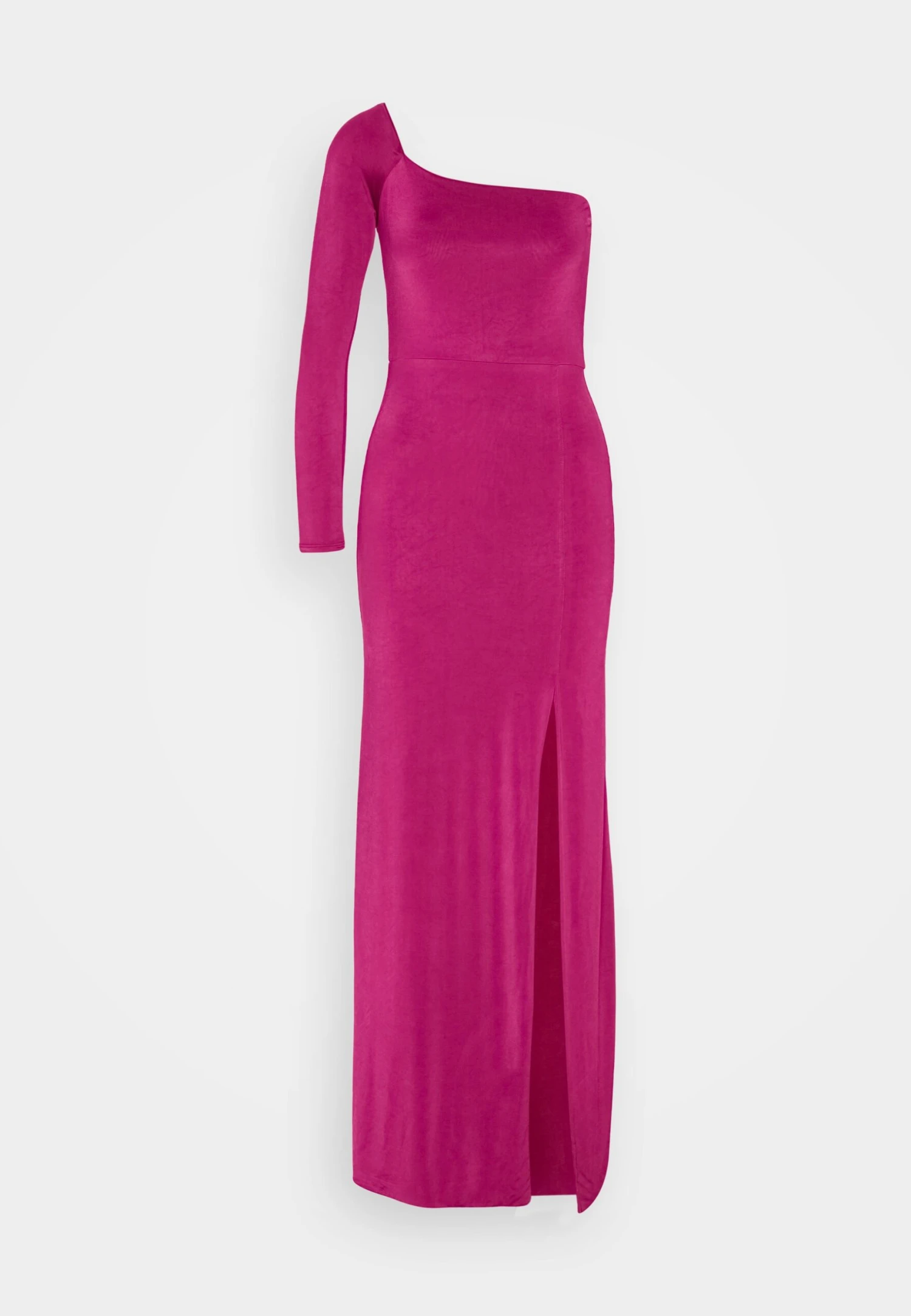 Wal G Arrabella One Sleeve Maxi - Jersey Dress - Magenta - Image 5