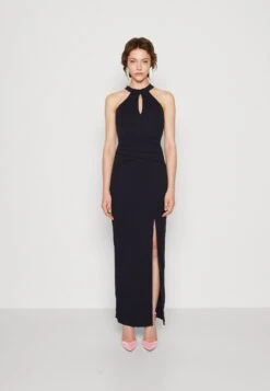 Wal G Arabella Cut Out Dress - Jersey Dress - Navy Blue