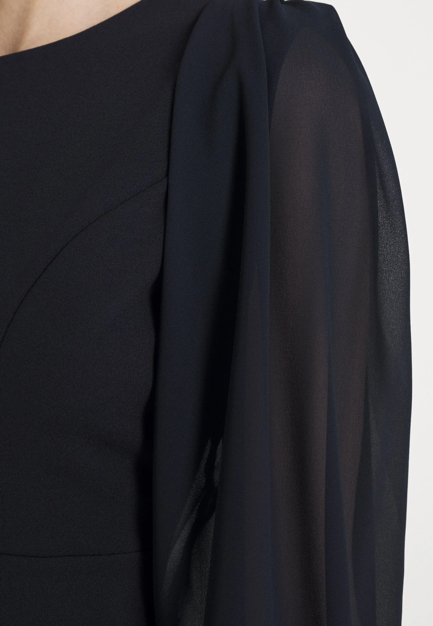 Wal G Kat Sleeve Dress - Day Dress - Navy Blue - Image 6