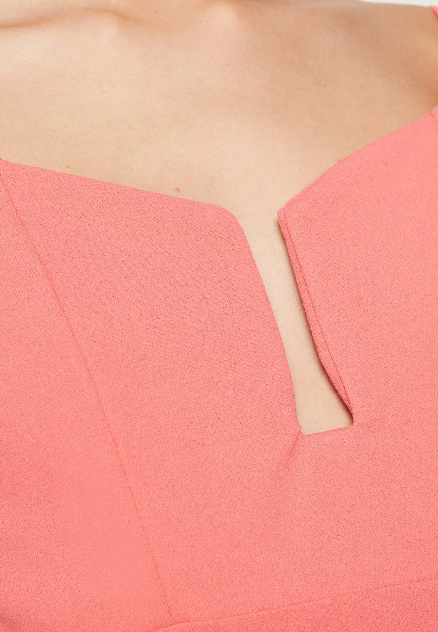 Wal G Saira Midi - Shift Dress - Coral - Image 6