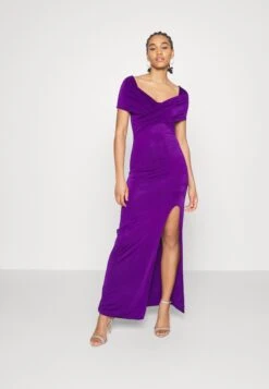 Wal G Wedding Odette Off Shoulder Maxi - Occasion Wear - Purple