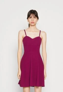 Wal G Asha Skater - Cocktail Dress / Party Dress - Plum