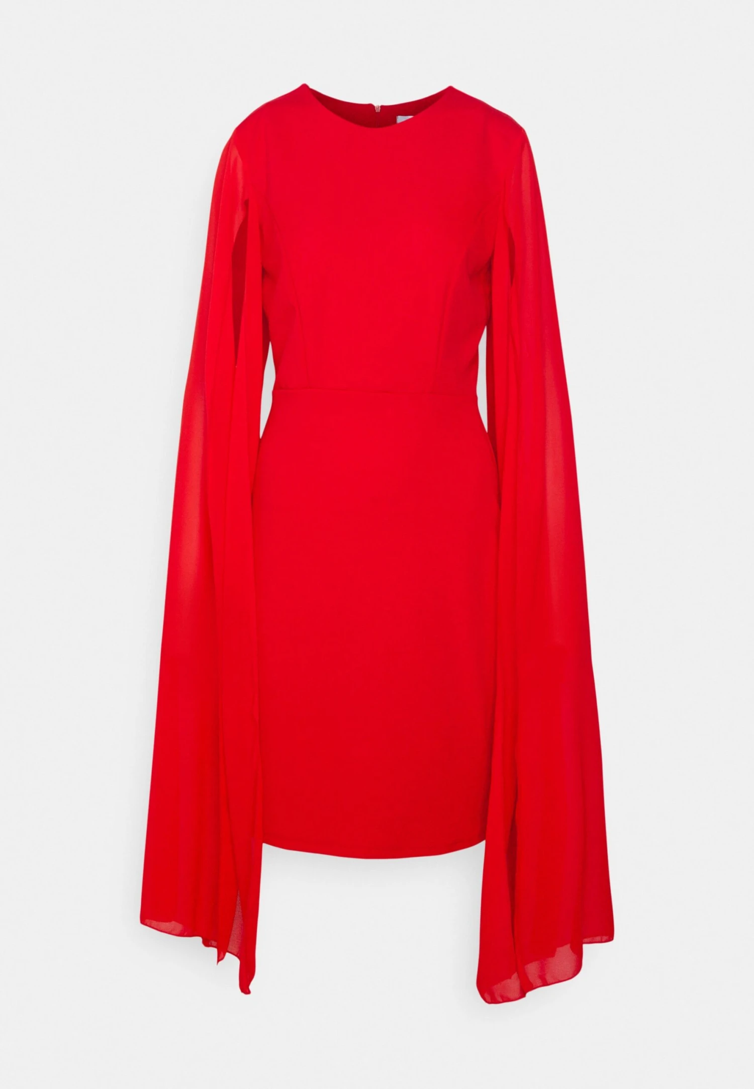 Wal G Holly Sleeve Dress - Cocktail Dress / Party Dress - Red - Image 6
