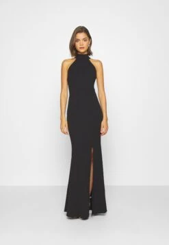 Wal G Sara Halter Neck Maxi Dress - Occasion Wear - Black