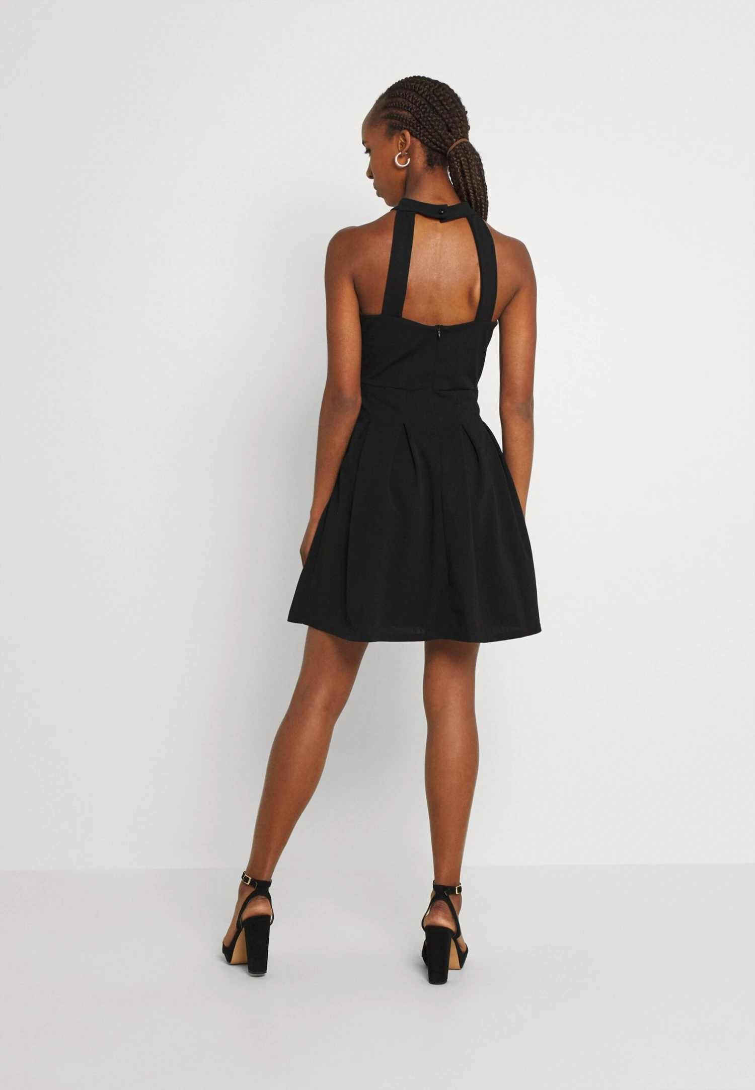 Wal G Bernice Skater Dress - Jersey Dress - Black - Image 3