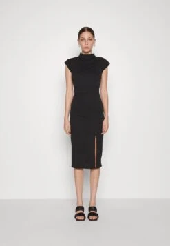 Bambinaroll Neck Midi Dress - Shift Dress