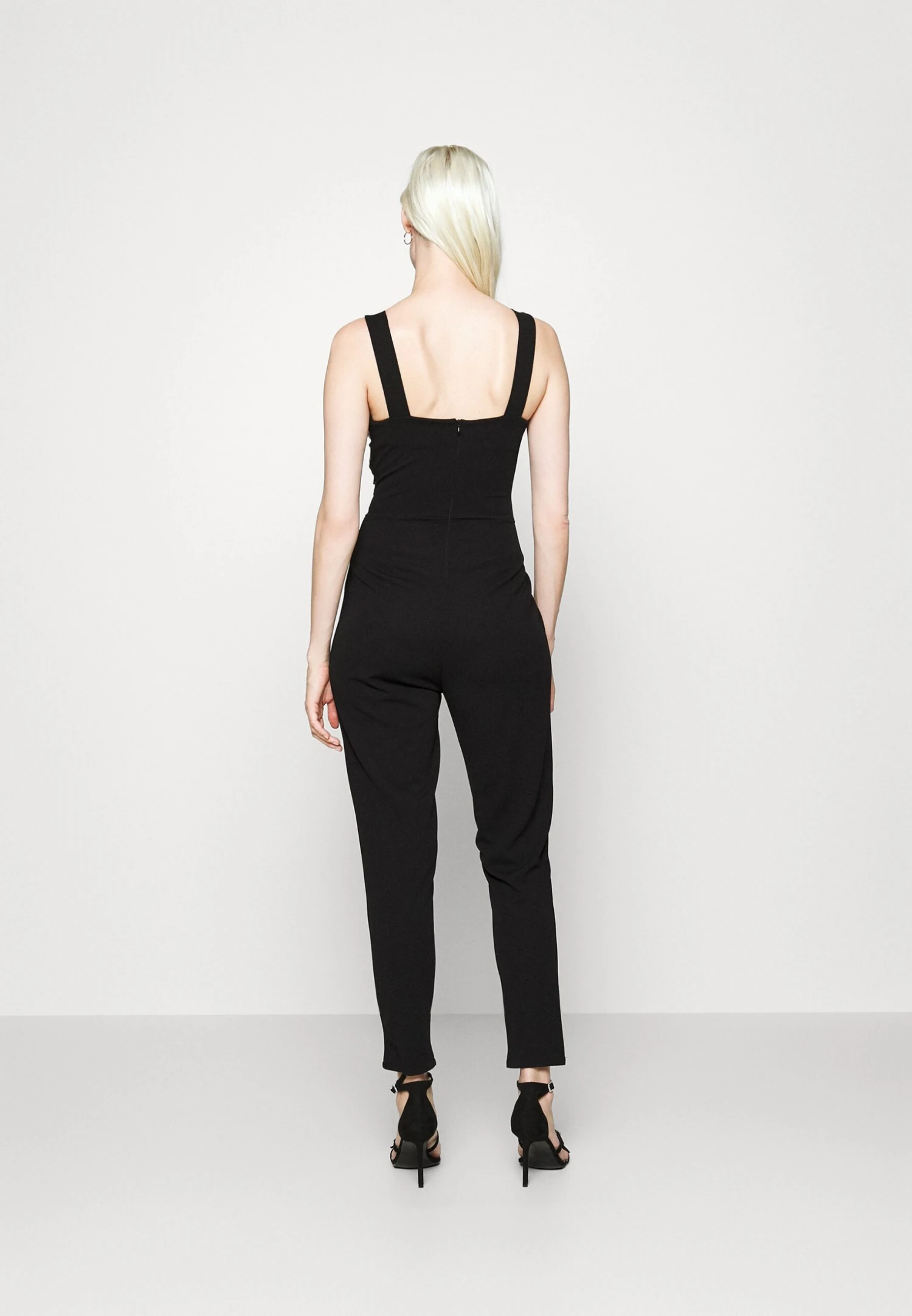Contrast Plunge - Jumpsuit - Image 3
