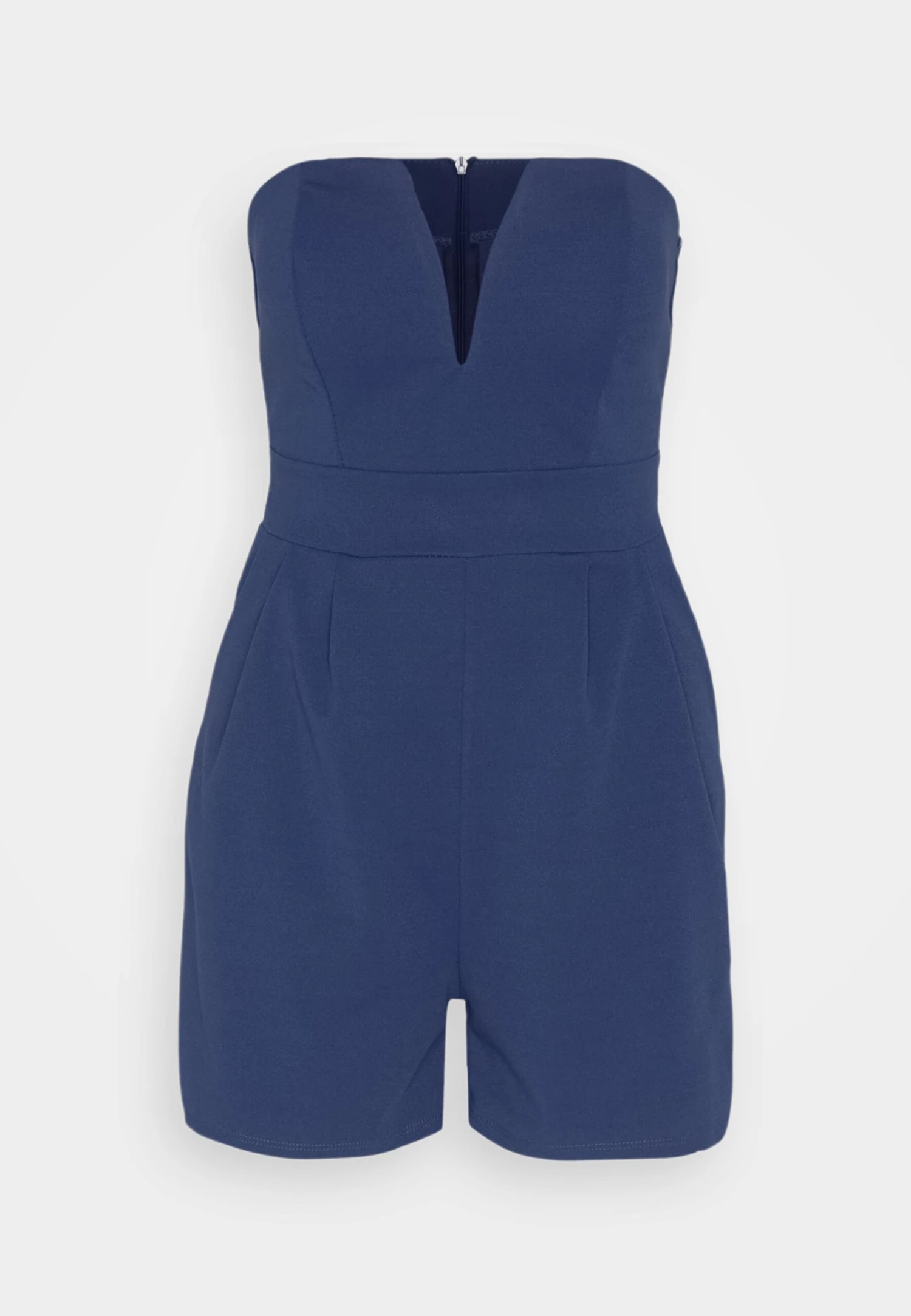 Wal G Christa V Neck Playsuit - Jumpsuit - Denim Blue - Image 5