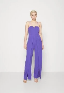 Wal G Dandy V Neck - Jumpsuit - Purple