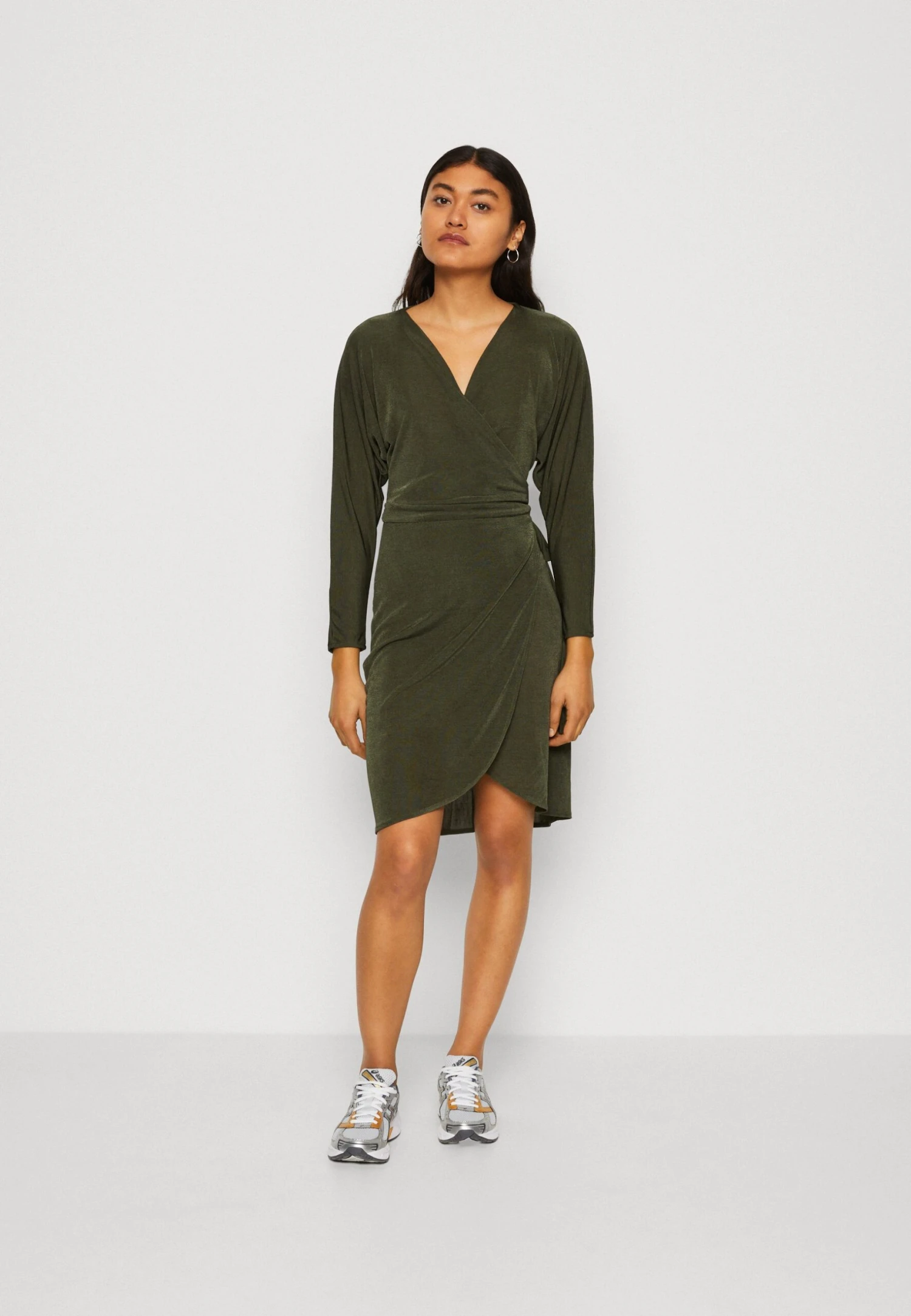 Wal G Zarah Wrap Mini - Jersey Dress