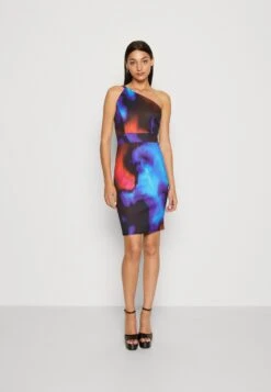 Wal G Vlera Strap Print Midi - Cocktail Dress / Party Dress