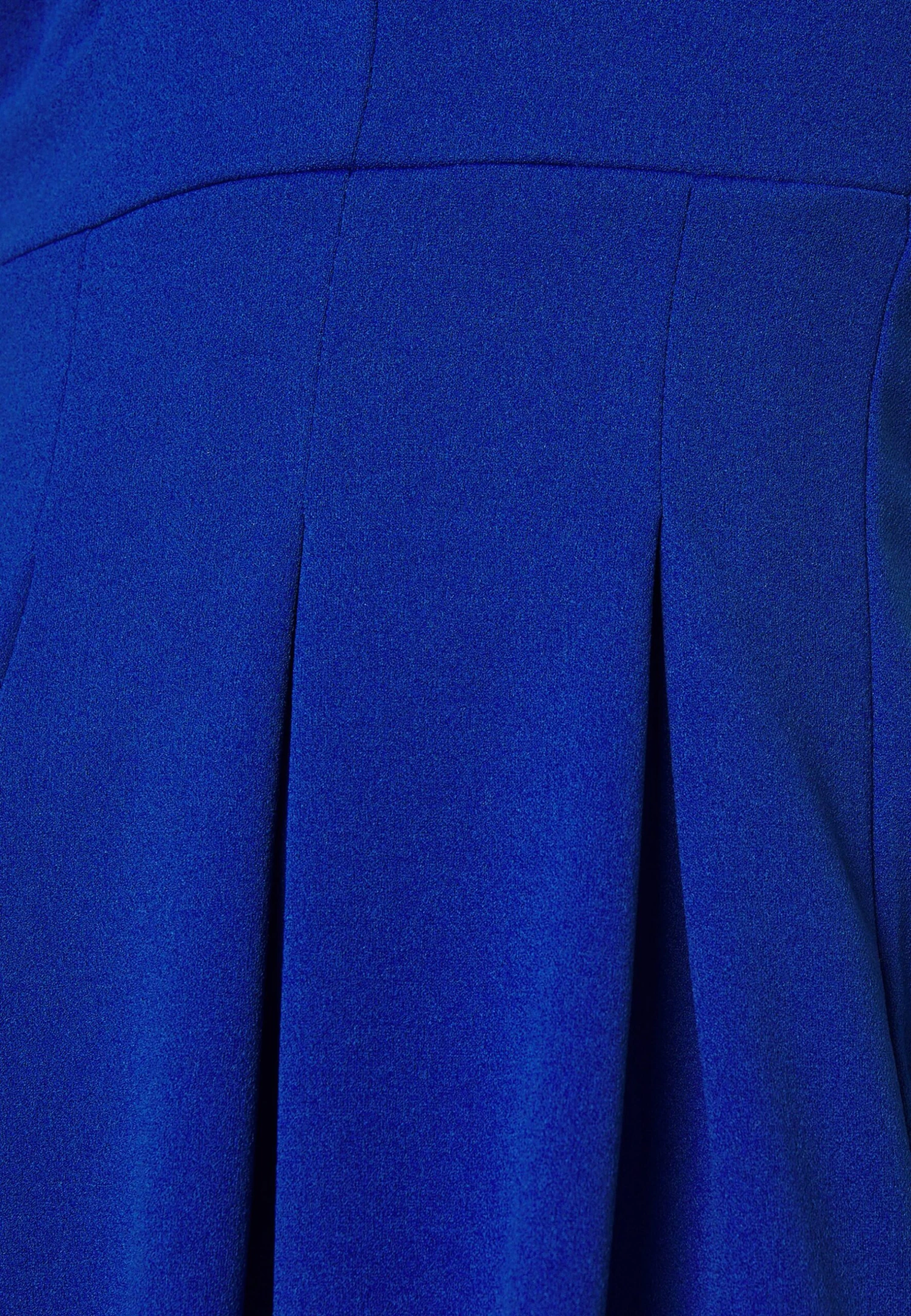 Polly Sholder Skater - Jersey Dress - Electric Blue - Image 6