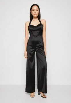 Wal G Mona Halter Neck - Jumpsuit - Black