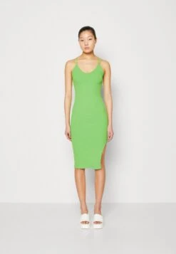Wal G Cruise Collection Libby Strappy Midi Dress - Jersey Dress - Leaf Green