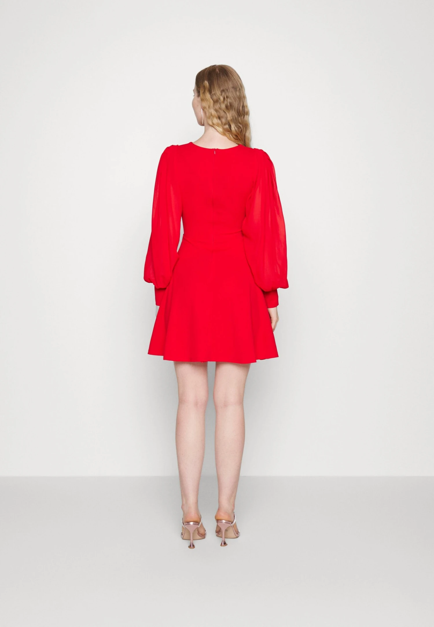Wal G Kat Sleeve Dress - Day Dress - Red - Image 3