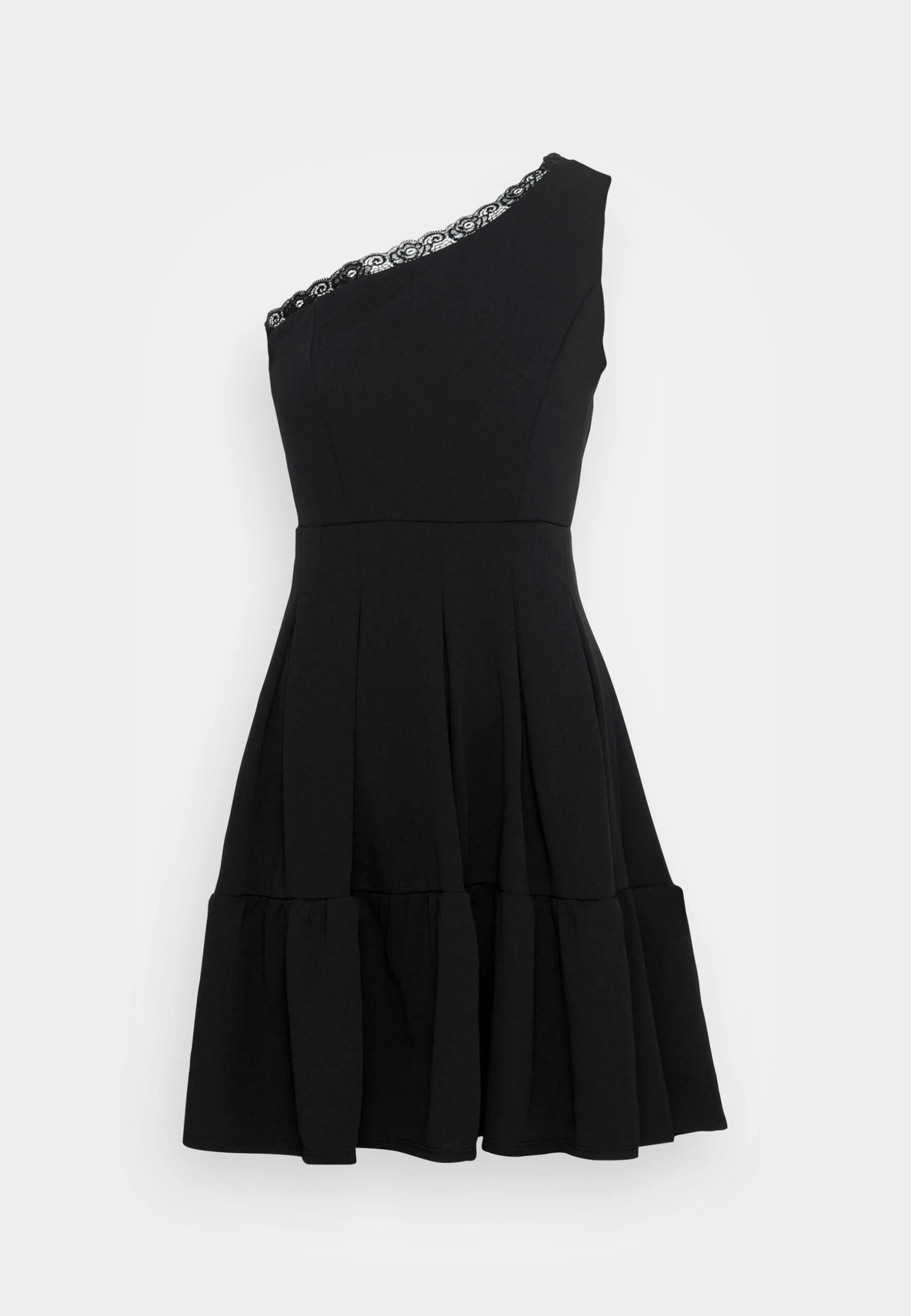 Wal G Janine Skater Dress - Jersey Dress - Black - Image 4