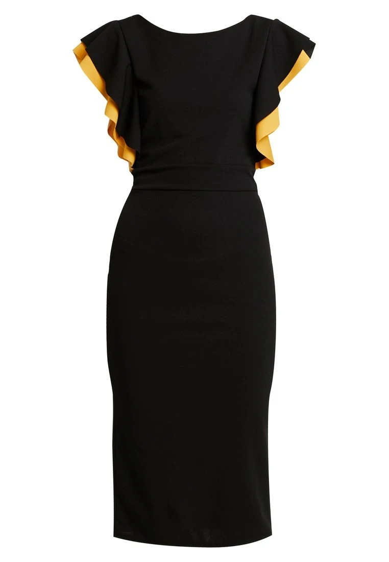 Wal G Kelly Ruffle Sleeve Midi Dress - Shift Dress - Image 4