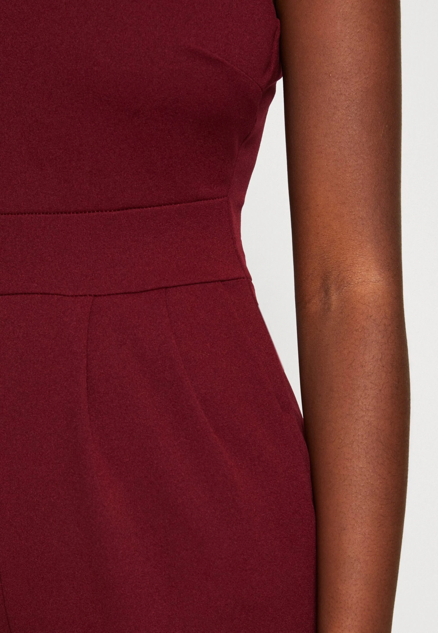 Wal G Violet Halter - Jumpsuit - Wine - Image 6