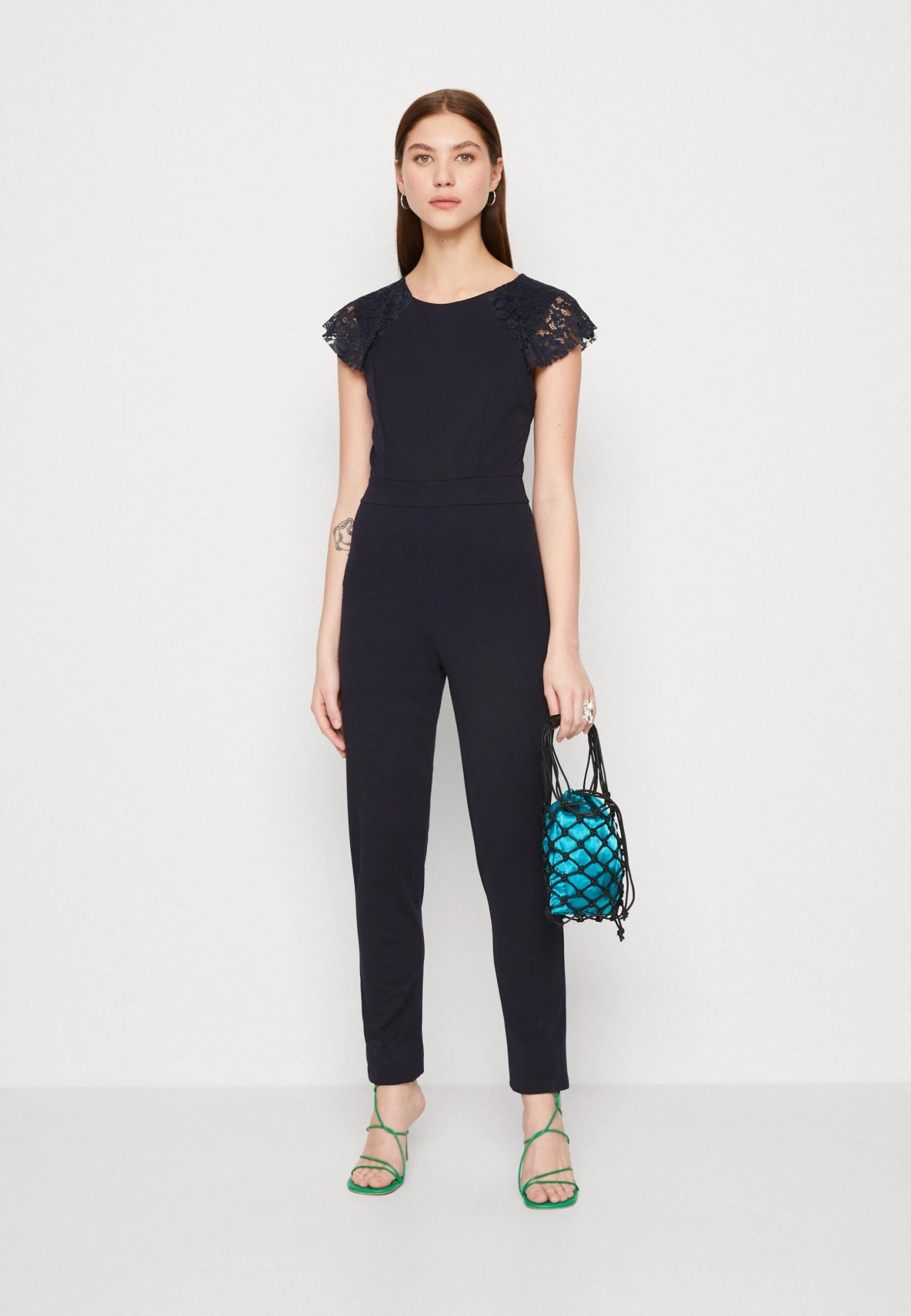 Wal G Sarah Lace - Jumpsuit - Navy Blue - Image 2