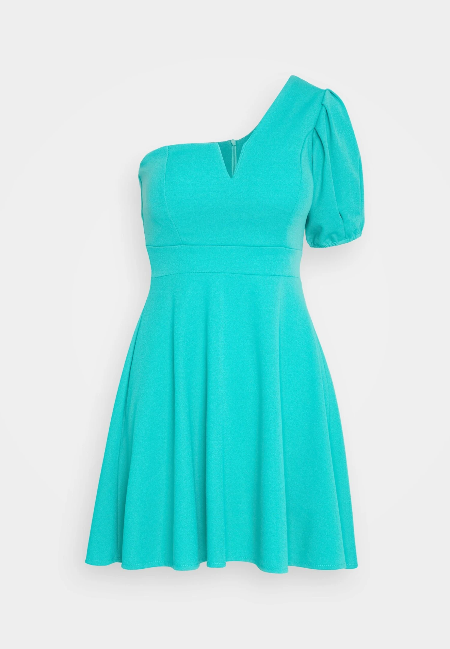 Wal G Zalora One Sleeve Skater Dress - Jersey Dress - Blue - Image 5
