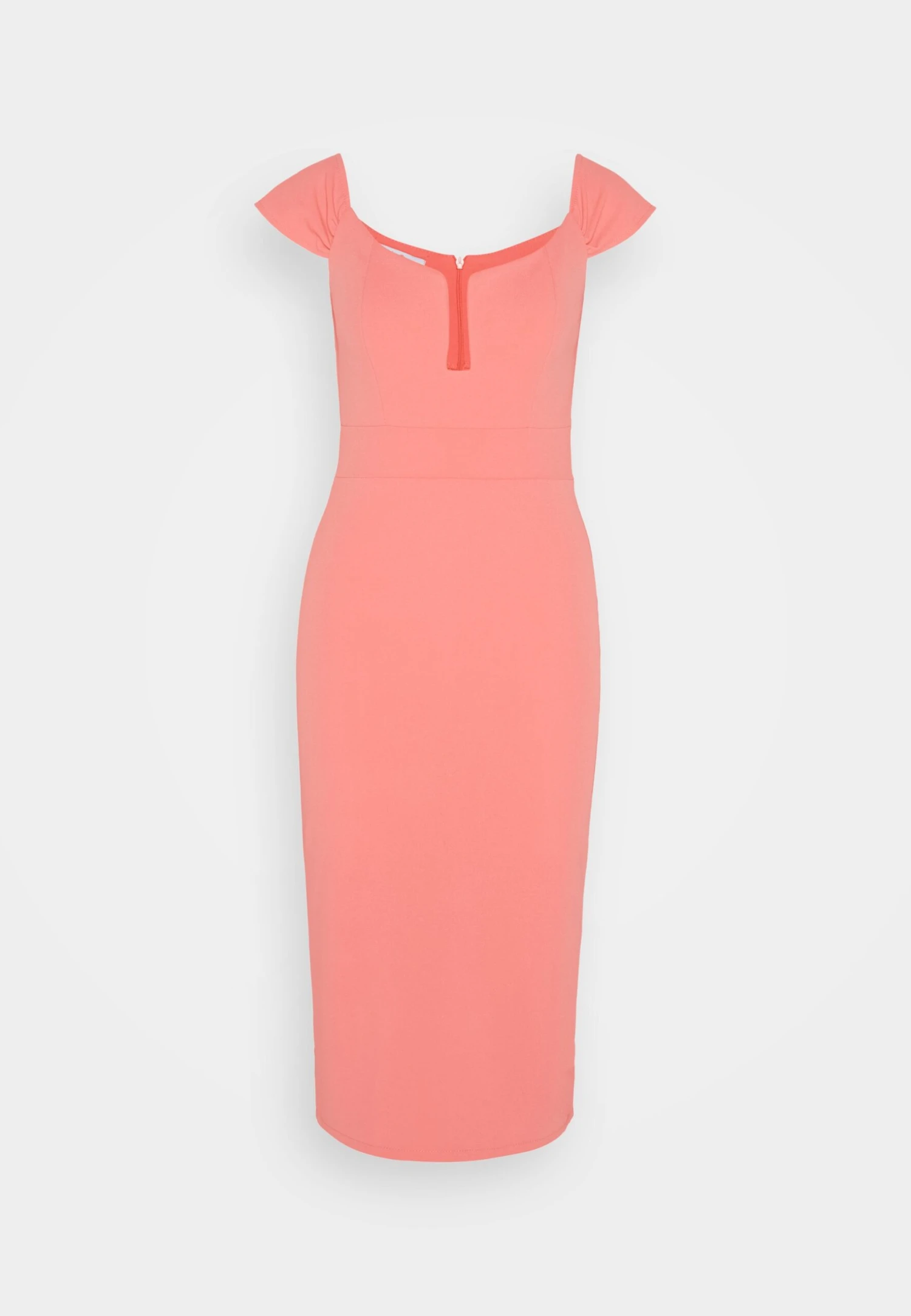 Wal G Saira Midi - Shift Dress - Coral - Image 5