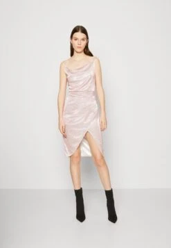 Wal G Party Hallis Shimmer Midi - Cocktail Dress / Party Dress - Pink