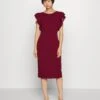 Diana- Cocktail Dress / Party Dress - Berry Wine