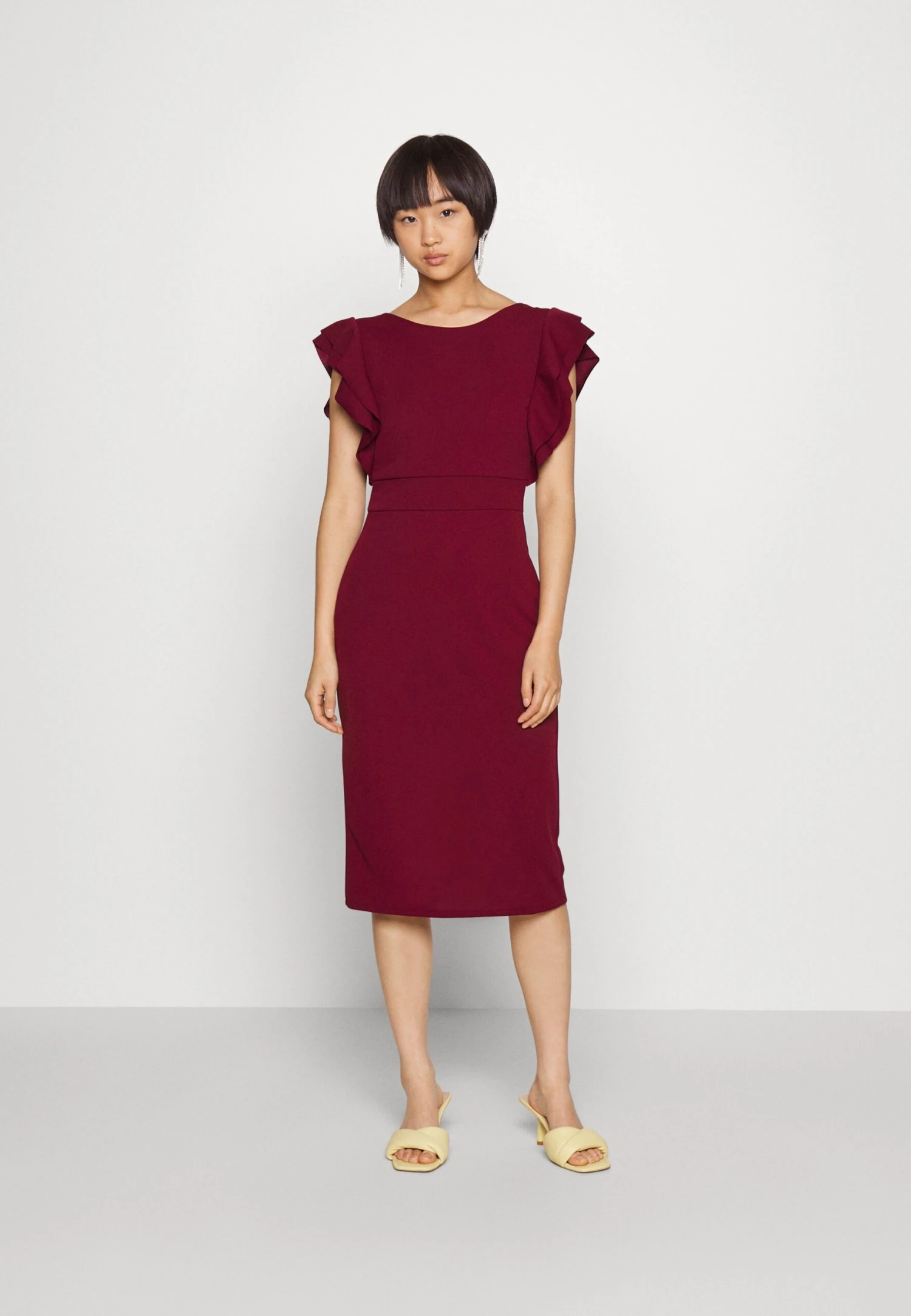 Diana- Cocktail Dress / Party Dress - Berry Wine
